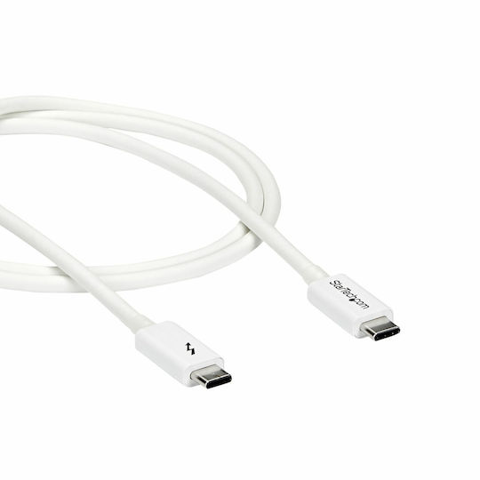 StarTech Thunderbolt 3 Cable Λευκό 1m (TBLT3MM1MW)