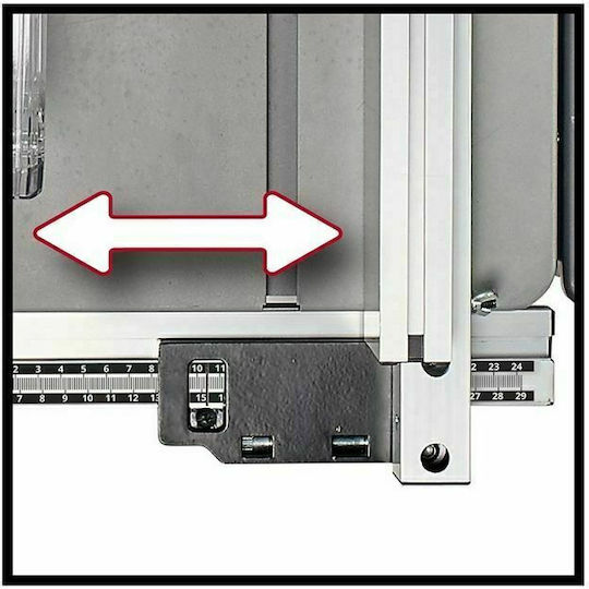 Einhell TC-TS 2025/2 U Δισκοπρίονο Πάγκου με Ισχύ 2000W, Οδηγό Laser, Δίσκο Κοπής Διαμέτρου 250mm & Ταχύτητα Κοπής 5000rpm