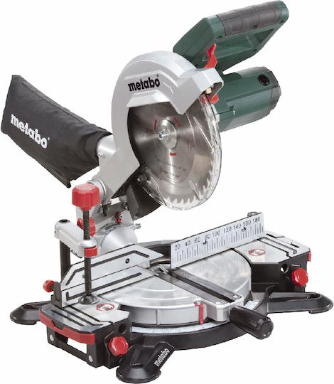 Metabo KS216M Miter Saw Electric with Power 1200W, Laser Guide, Cutting Disc Diameter 216mm & Cutting Speed 5000rpm