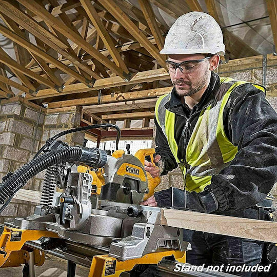 DEWALT Miter Saw Electric 1800W Sliding with Laser Cutting Guide and 216mm Disc Diameter