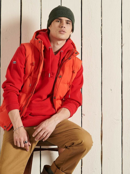 Sweatshirt with Hood Red