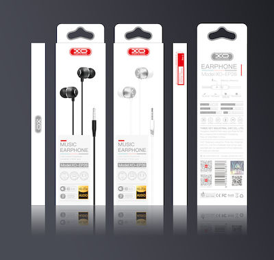 XO EP26 In-ear Handsfree Headphones with Connector 3.5mm White