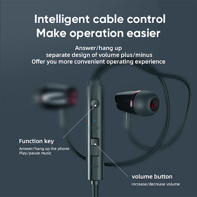 Joyroom EL114 In-ear Handsfree with 3.5mm Connector Black