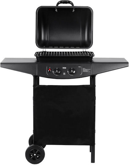 Teesa 2000 Gasgrill Rost 46cmx34cmcm mit 2 cm 5kW