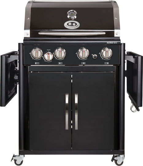 Australia 425G Gasgrill Gusseisen Rost 64cmx44.5cmcm mit 4 cm 16.8kW und Seitenbrenner
