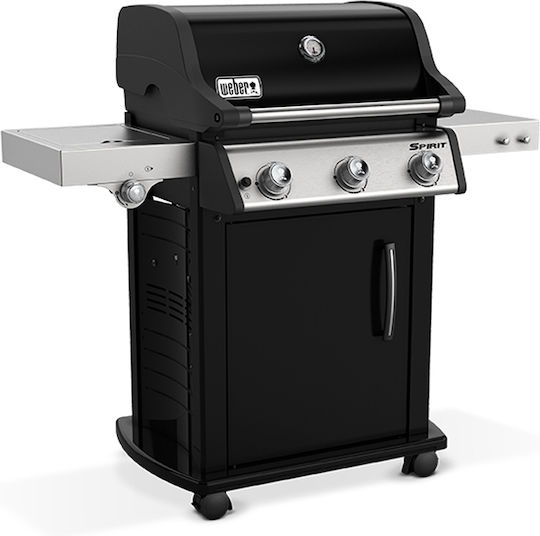 Weber Spirit E-325 GBS Gasgrill Gusseisen Rost 61cmx45cmcm mit 3 cm 9.38kW und Seitenbrenner