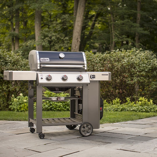 Genesis II E-310 GBS Gasgrill Gusseisen Rost 68cmx48cmcm mit 3 Stück 9.38kW