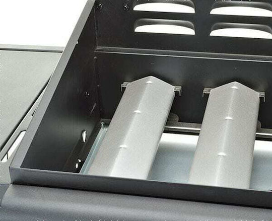 Grill Chef Gas Grill with 4 pcs 12.8kW and Side Burner