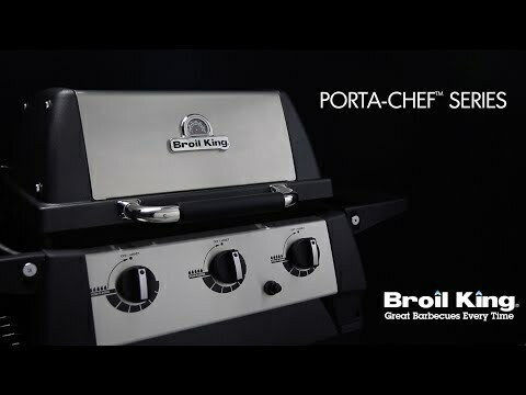Broil King Porta-Chef 320 Portabilă Grătar pe gaz Din fontă Grătar 55bucx34buccm cu 3 buc 5.25kW