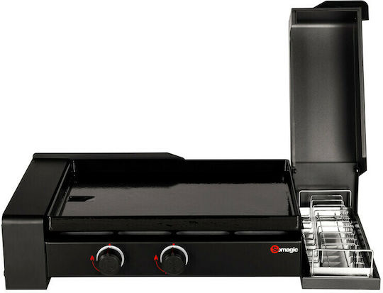 Somagic So Burger Ψησταριά Υγραερίου με 2 Εστίες 5.6kW