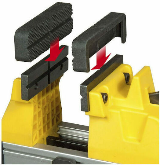 Stanley Fixed Bench Vise Made of Steel with Maximum Opening 80mm