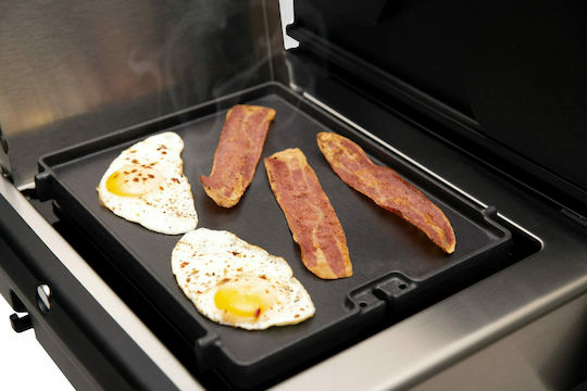 Broil King Baking Plate Double Sided with Cast Iron Flat & Grill Surface 27x31cm
