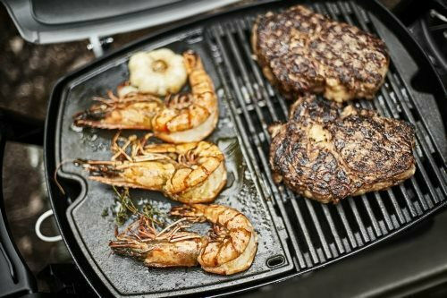 Weber Плоча за Печене Двулицево с Чугун Плосък Повърхност 38.86x27.43x1.27см.