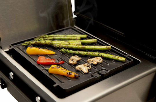 Broil King Baking Plate Double Sided with Cast Iron Flat & Grill Surface 27x31cm
