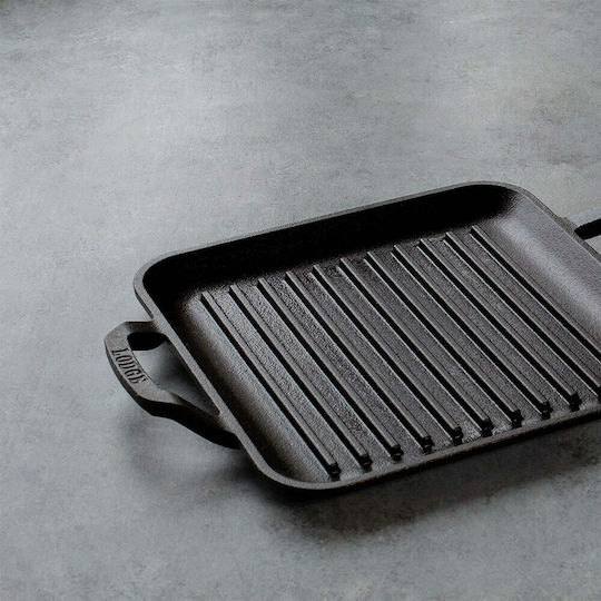 Lodge Non-Stick Baking Plate with Cast Iron Grill Surface 36.83x27.94x3.55cm