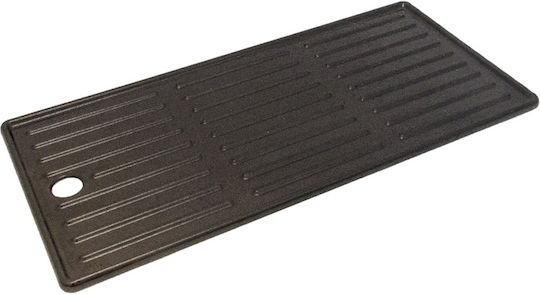 Char-Broil 4 Burner Baking Plate Double Sided with Cast Iron Flat & Grill Surface 43.5x26x1cm