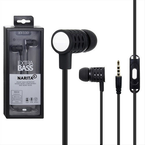 EV110 În ureche Handsfree cu Mufă 3.5mm Negru