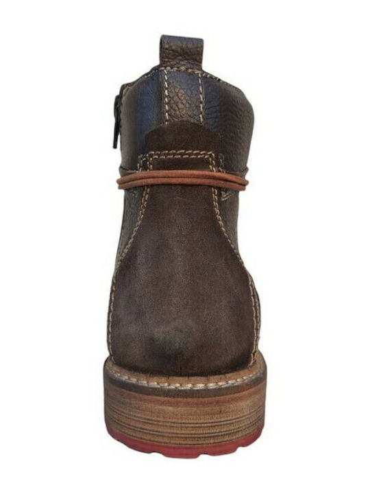 Leder Braun Stiefel