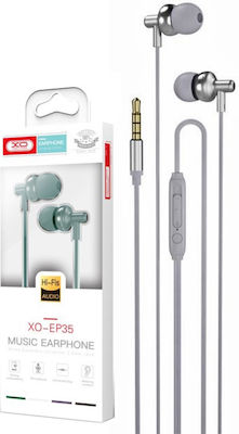 XO EP35 Metal În ureche Handsfree cu Mufă 3.5mm Argint