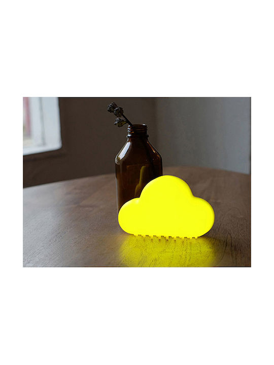 Allocacoc Led Παιδικό Διακοσμητικό Φωτιστικό Cloud Night με Εναλλαγές Χρωματισμών Λευκό 7.9x3.5x12.2εκ.