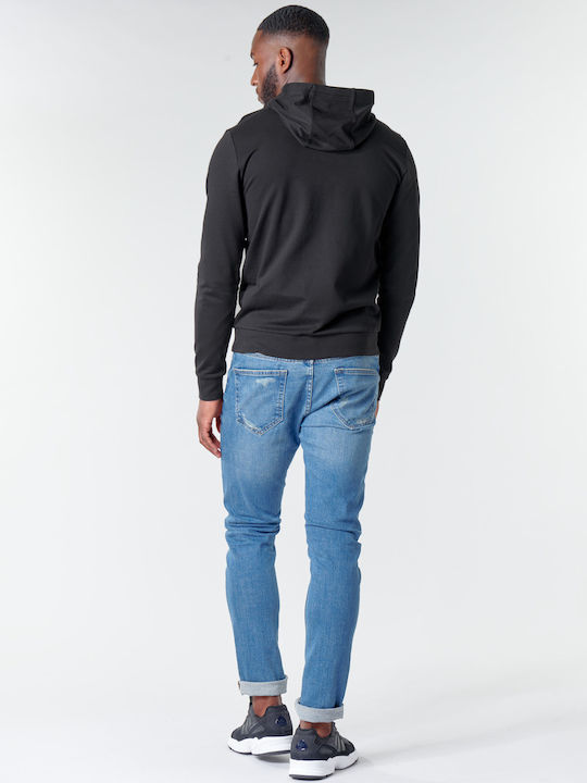 Sweatshirt with Hood Black