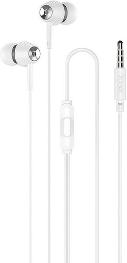 Hoco M70 Graceful In-ear Handsfree με Βύσμα 3.5mm Λευκό