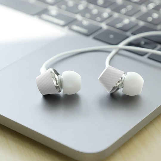 Hoco M70 Graceful In-ear Handsfree με Βύσμα 3.5mm Λευκό