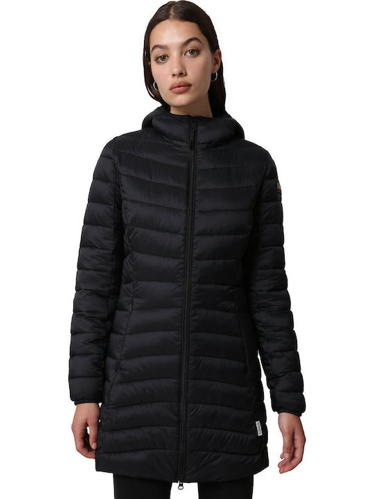 Aerons Women's Short Puffer Jacket for Winter Black NP0A4FS4-041
