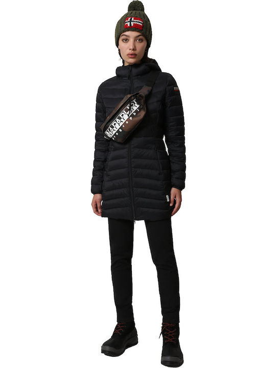 Aerons Women's Short Puffer Jacket for Winter Black NP0A4FS4-041