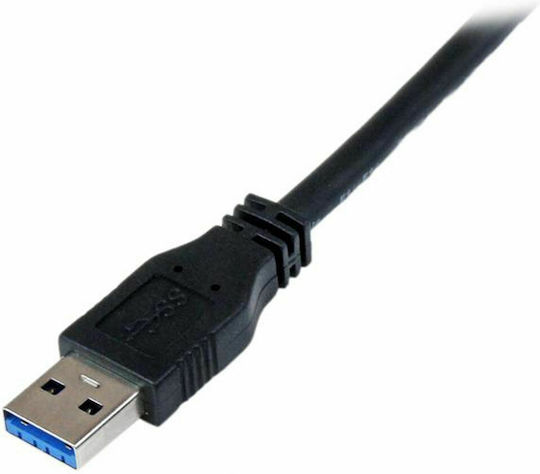 StarTech Regular USB 3.0 to micro USB Cable Μαύρο 1m (USB3CAUB1M)