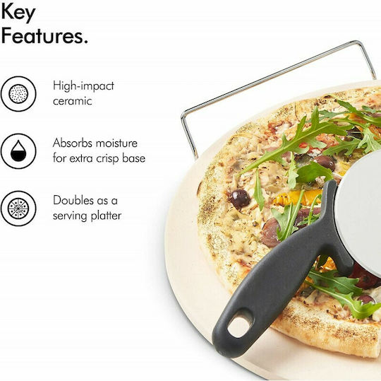 Kitchen Craft Backblech Pizza mit Keramik Wohnung Oberfläche 32cm