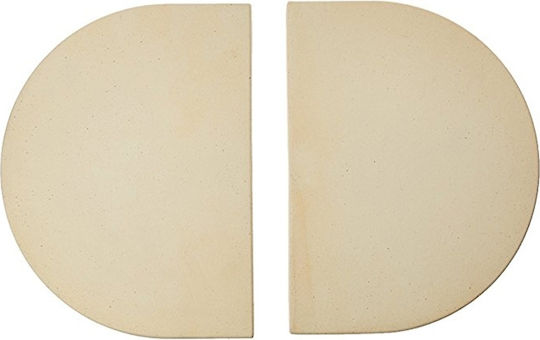 Primo Grills Oval Backblech Beidseitig mit Keramik Wohnung Oberfläche