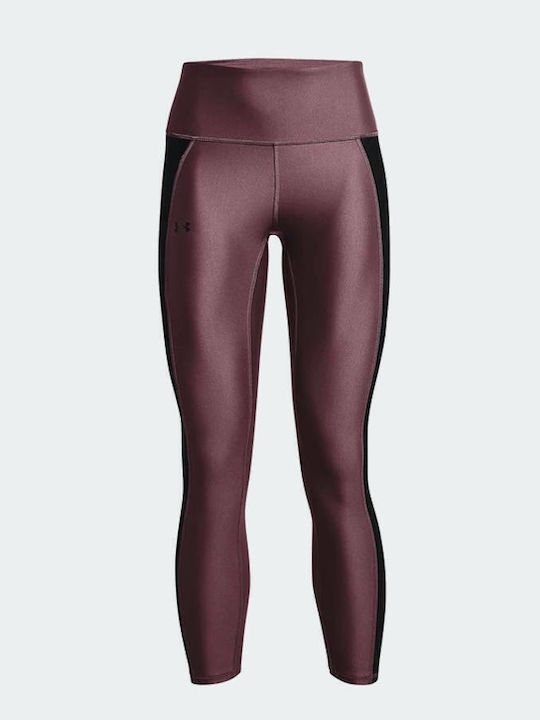 HeatGear® Training Damen Gekürztes Leggings mit Formendefinition Burgundisch