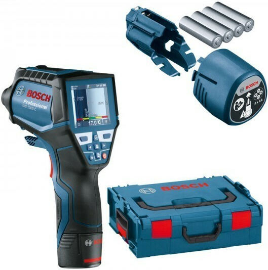 Bosch GIS 1000 C Termometru cu infraroșu pentru temperaturi de la -40°C până la 1000°C cu Raport de Distanță 50:1