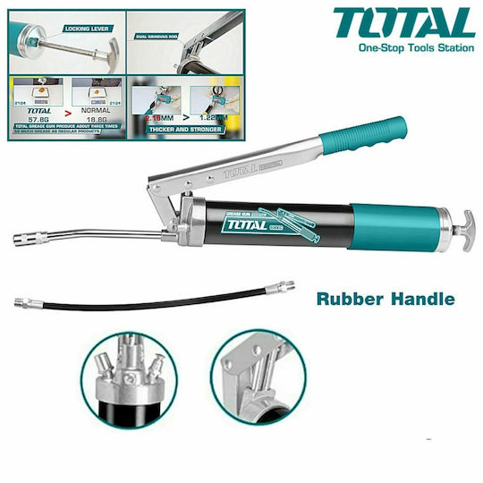 Total Fettpresse Hand mit doppeltem Arbeitskolben 0.6kg