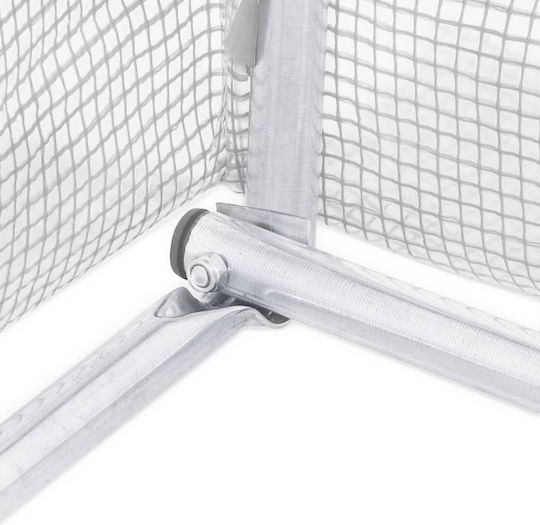 vidaXL 45748 Greenhouse Tunnel with Metal Frame 1.5x3x2m