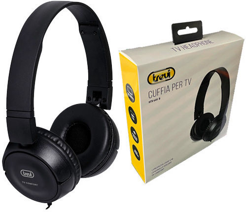 Trevi HTV 649 Wireless / Wired On Ear Headphones Black