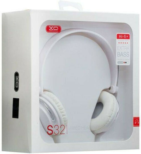 XO S32 Cu fir On Ear Căști Albe