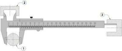 Total TMT312001 Analog Thickness Gauge with Measuring Range up to 0 - 200mm
