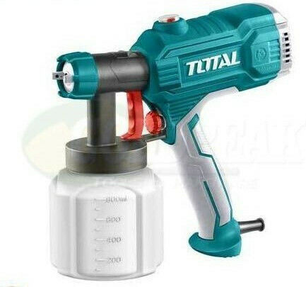 Total Electric Paint Spray Gun 350W with 0.8lt Container