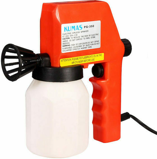 Kumas PG-350 Pistol de vopsit electric cu recipient de 0.6lt