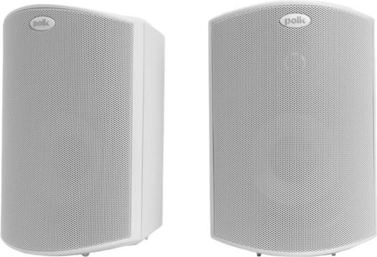 Polk Audio Atrium5 Passive Wall Installation Speakers 100W Pair 17.2x19.7x26.2cm White