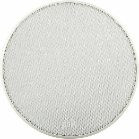 Polk Audio V80 Ηχείο Οροφής 100W (Τεμάχιο) Λευκό