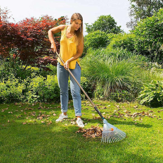 Gardena Natureline Lawn Rake with Handle Adjustable