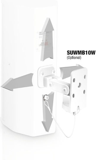 LD Systems SAT 242 G2 W Παθητικό Επιτοίχιο Ηχείο 100W (Τεμάχιο) Λευκό LDSAT242G2W