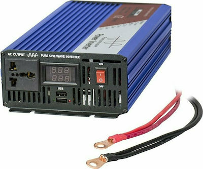 PS-1000 Car Inverter Pure Sinewave 1000W to Converter 12V DC in 220V AC