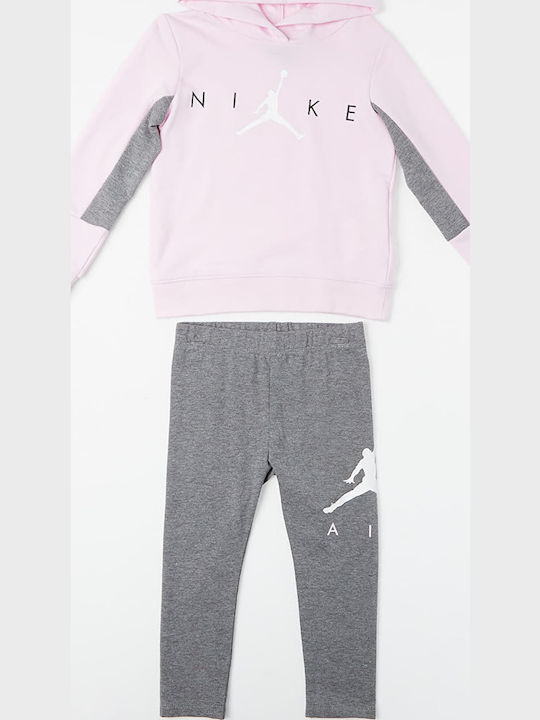 Παιδικό Σετ με Κολάν Χειμερινό 2τμχ Ροζ Jumpman