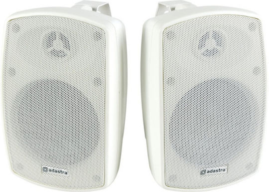 Adastra BH4 Boxe De Instalare Pasive De Perete 30W Pereche 12.5x12.5x19.5cm Albe