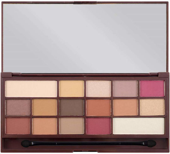 Revolution Beauty I Heart Chocolate Lidschattenpalette in fester Form Rose Gold 22gr