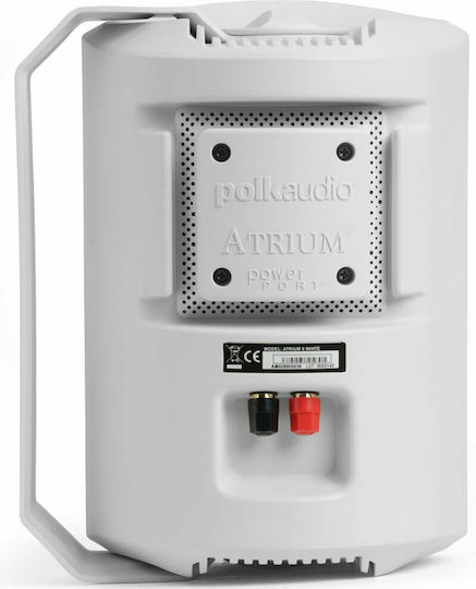 Polk Audio Atrium4 Passive Wall Installation Speakers 80W Pair 14.5x17x21.9cm White